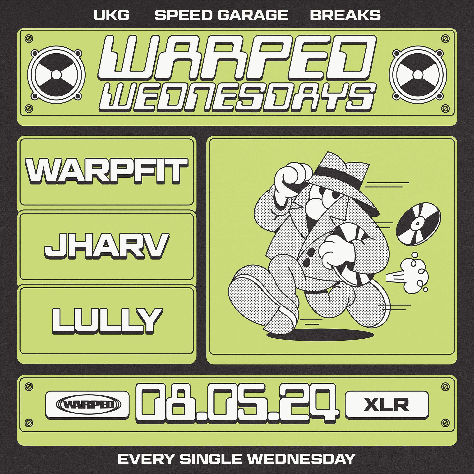 Warped Wednesdays - Warpfit: UK Garage + more - フライヤー表