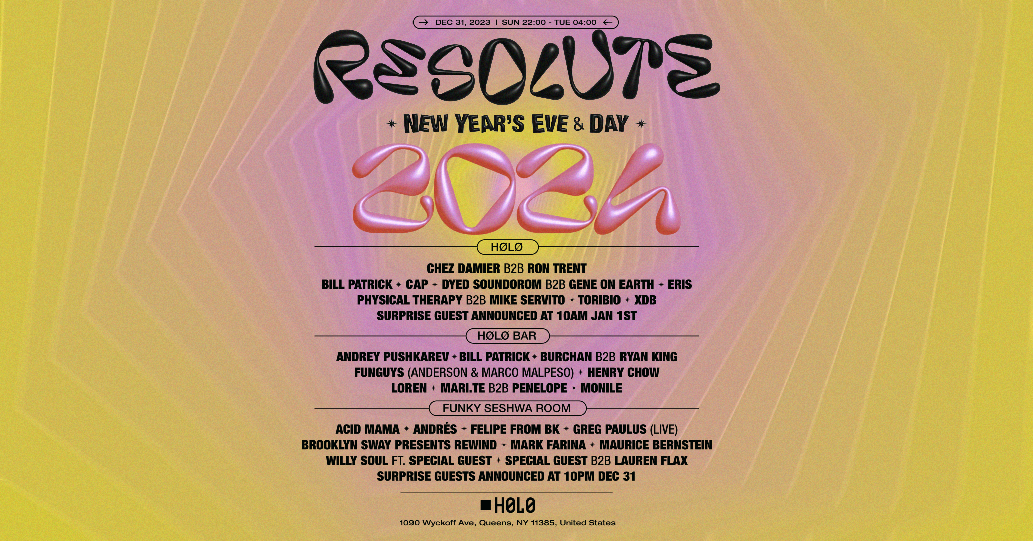ReSolute NYE / NYD 32H - フライヤー表