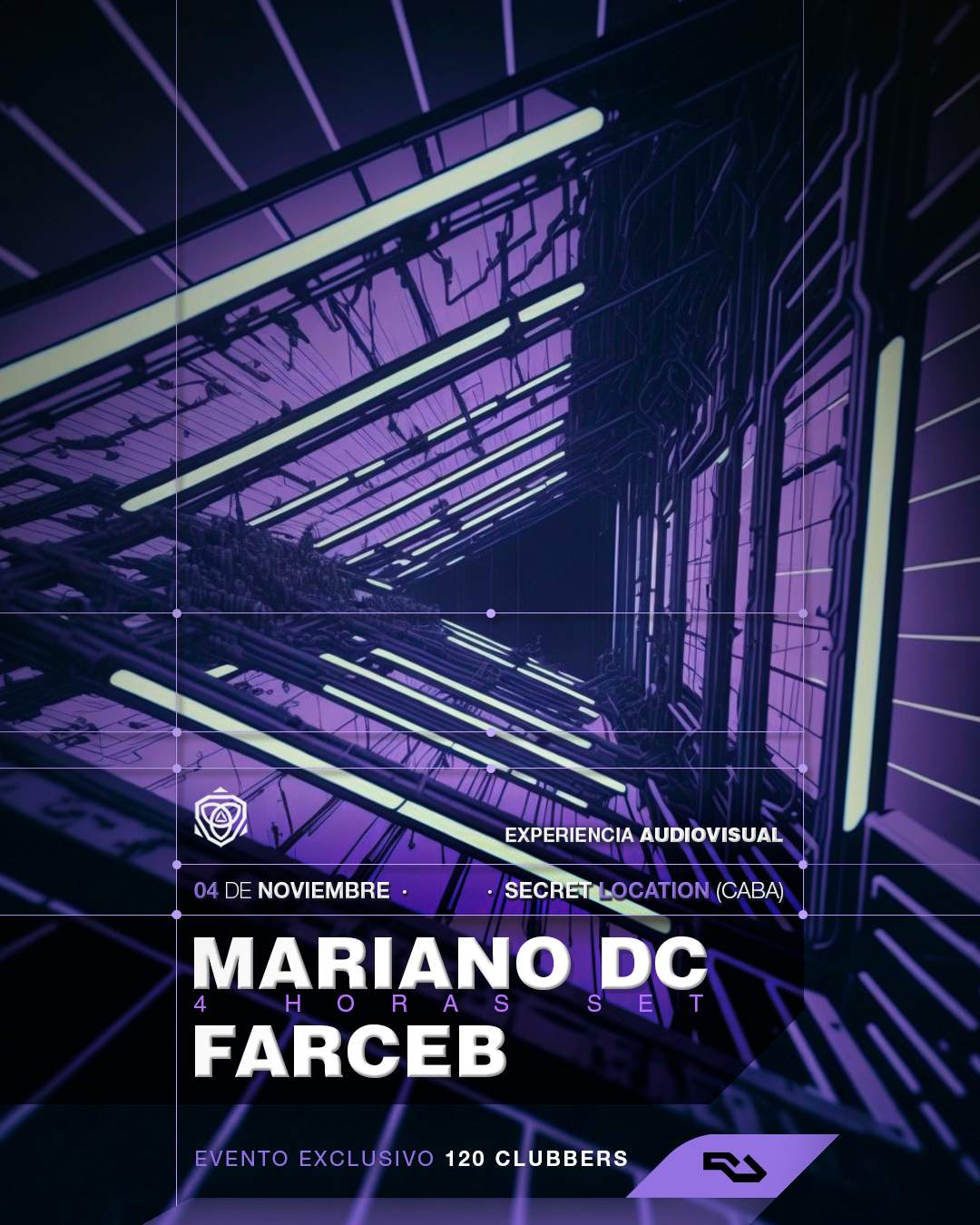 Culto pres. Mariano DC & Farceb at Secret Location - フライヤー表