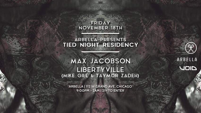 Tied Night: Max Jacobson and Special Guest(s) Libertyville - フライヤー表
