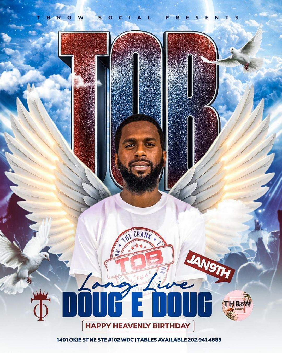 TOB at Throw Social DC, Washington DC