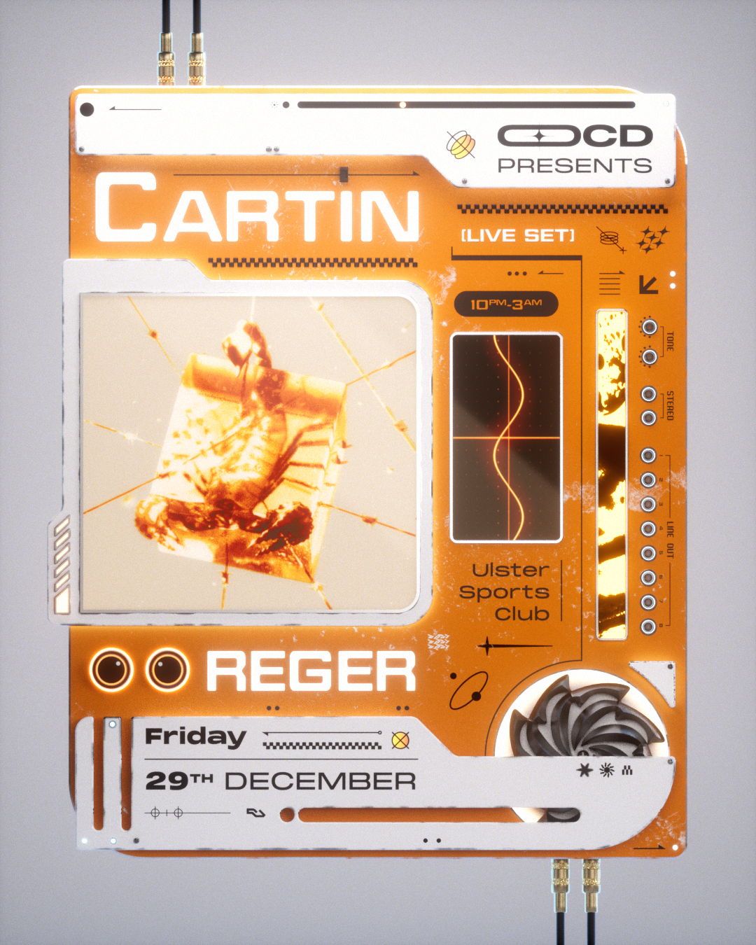 OCD presents Cartin [Live] - フライヤー表