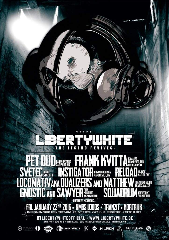 Liberty White Revives - フライヤー表