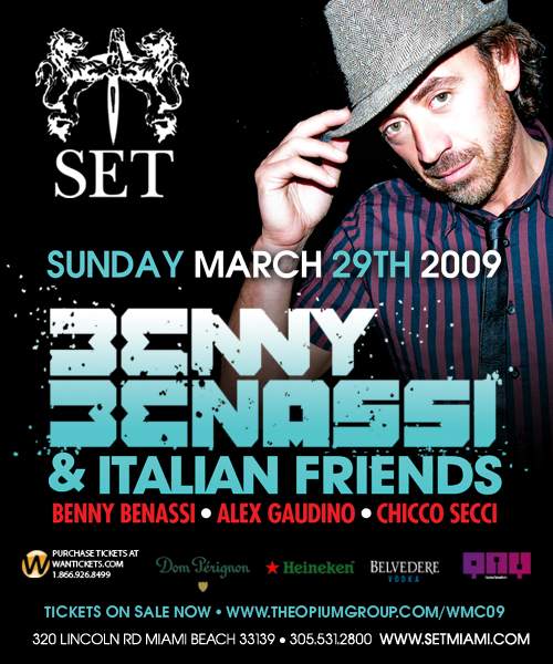 Benny Benassi & Italian Friends (Alex Gaudino, Chicco Secci) - Página frontal