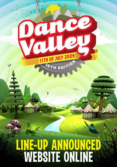 Dance Valley 2009 - フライヤー表