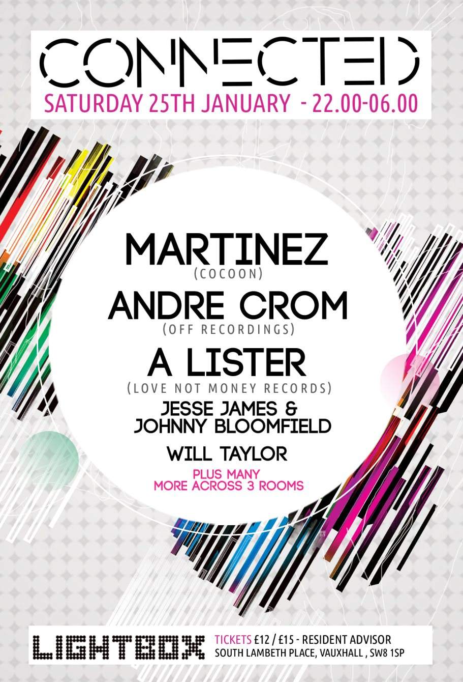 Connected with Martinez, Andre Crom & A Lister - Página frontal