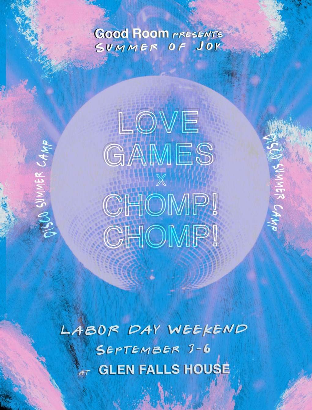 Summer Of Joy - Love Games x Chomp! Chomp! Disco Summer Camp - Página frontal