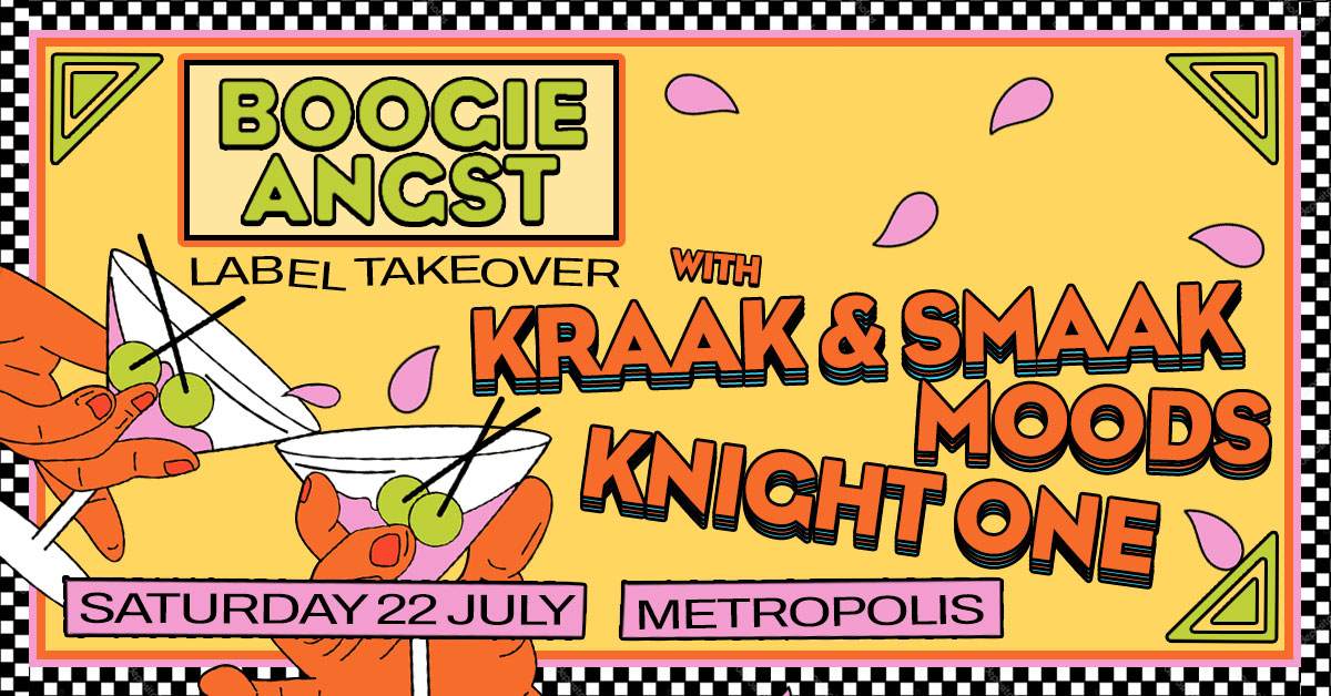 Boogie Angst Label Party: Kraak & Smaak (DJ), Moods & Knight One - Página frontal