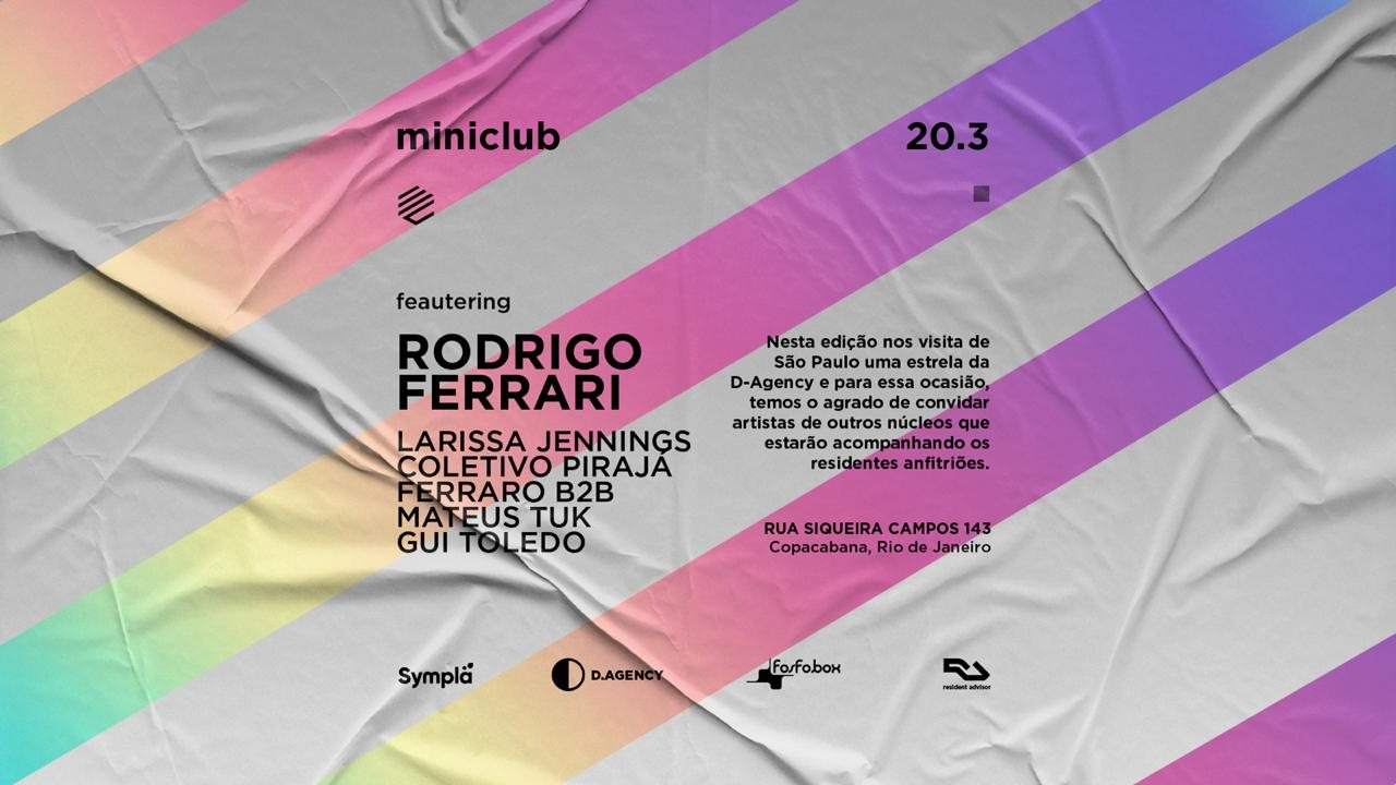 Miniclub Feaut. Rodrigo Ferrari (Get Physical Music) - Página frontal