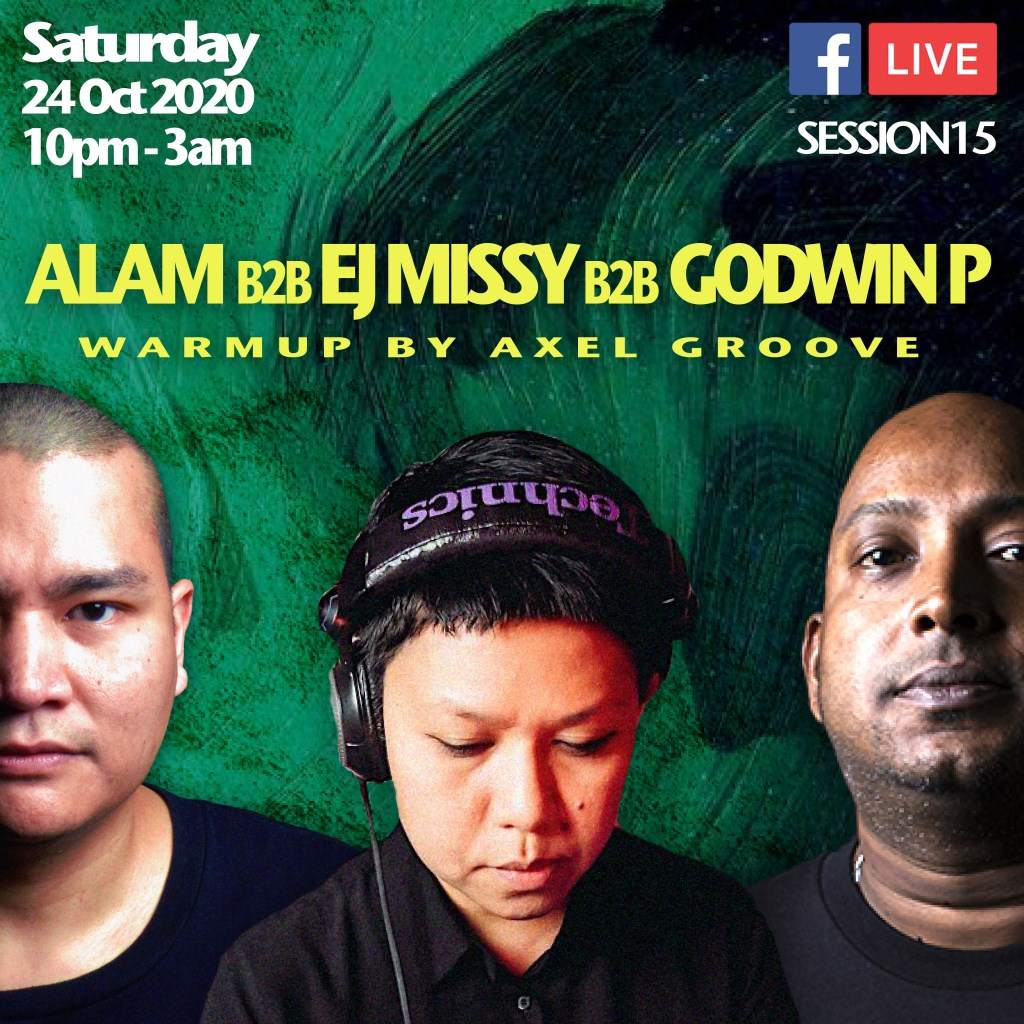 Session15 / Alam, EJ Missy, Godwin P / Axel Groove - Página frontal