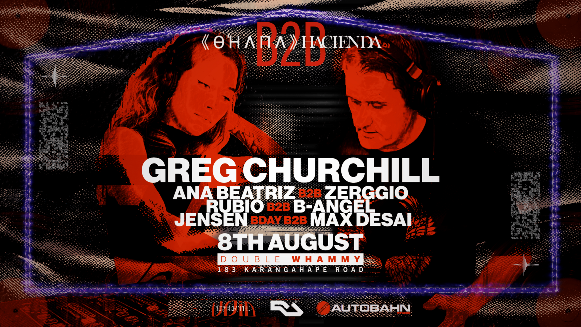 Ohana B2B Hacienda Greg Churchill at Whammy Bar, Auckland