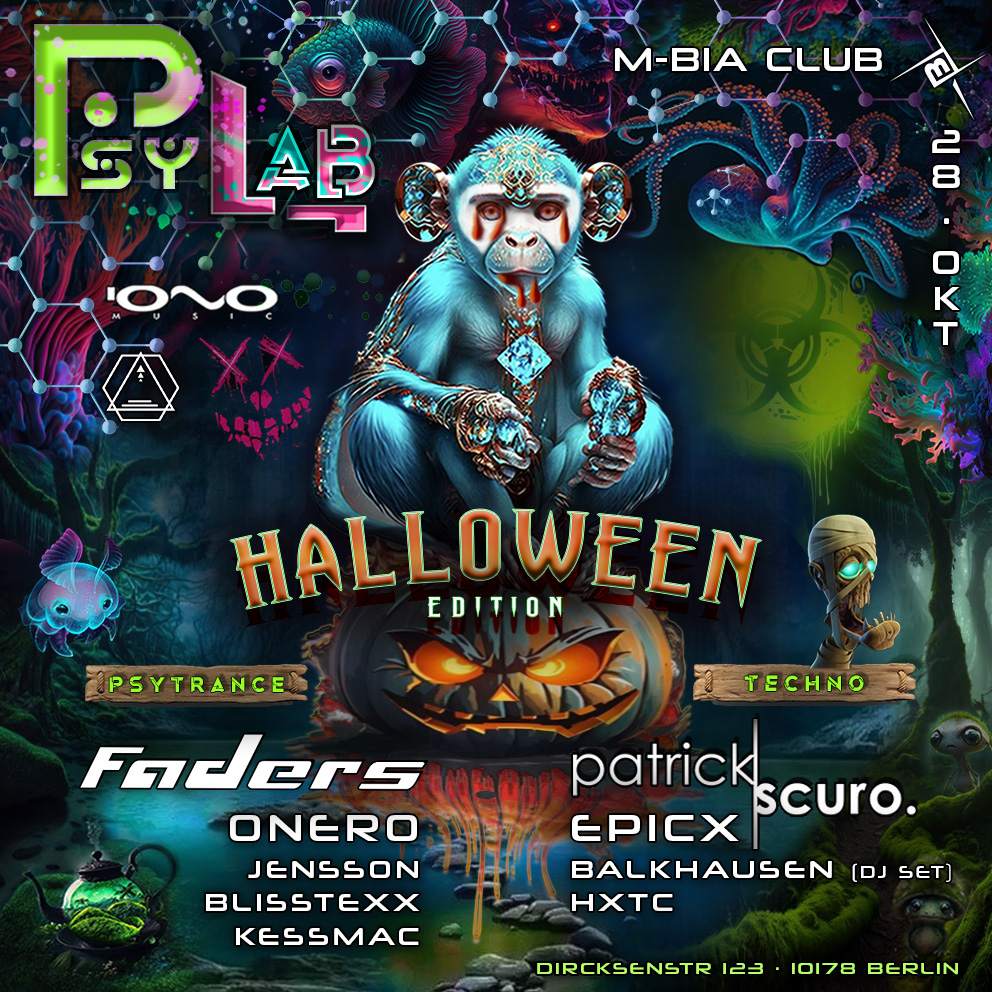 PsyLab HALLOWEEN Edition em M-BIA, Berlin