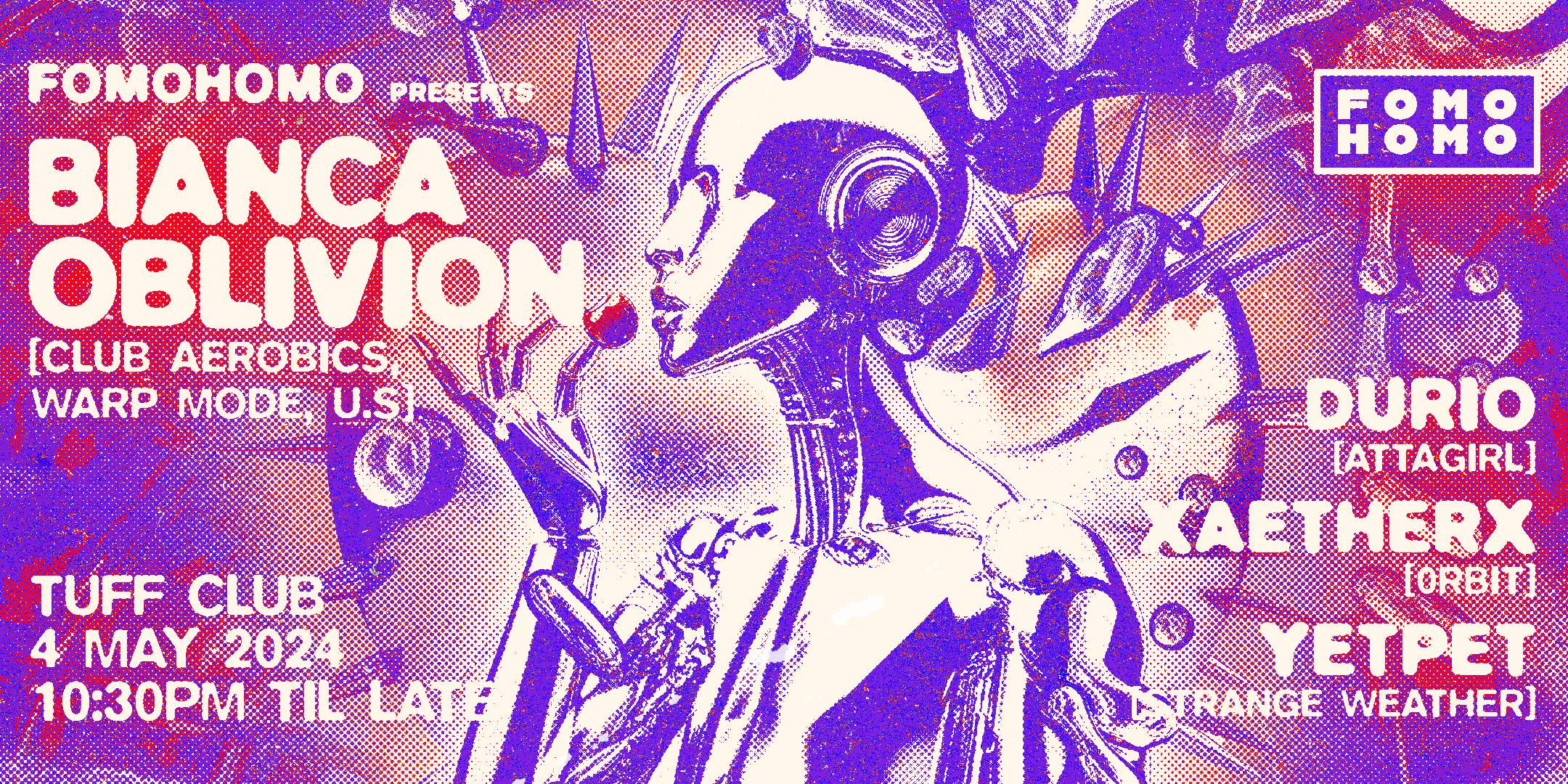 FOMOHOMO Invites Bianca Oblivion [Club Aerobics, Warp Mode, U.S.] - Página frontal
