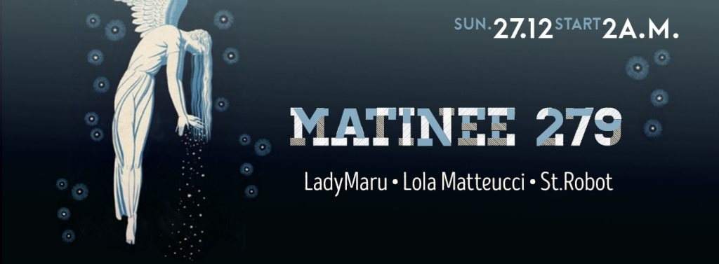 Matinee279 Xmasedition ft. Lola Matteucci, Lady Maru & St.Robot - Página frontal