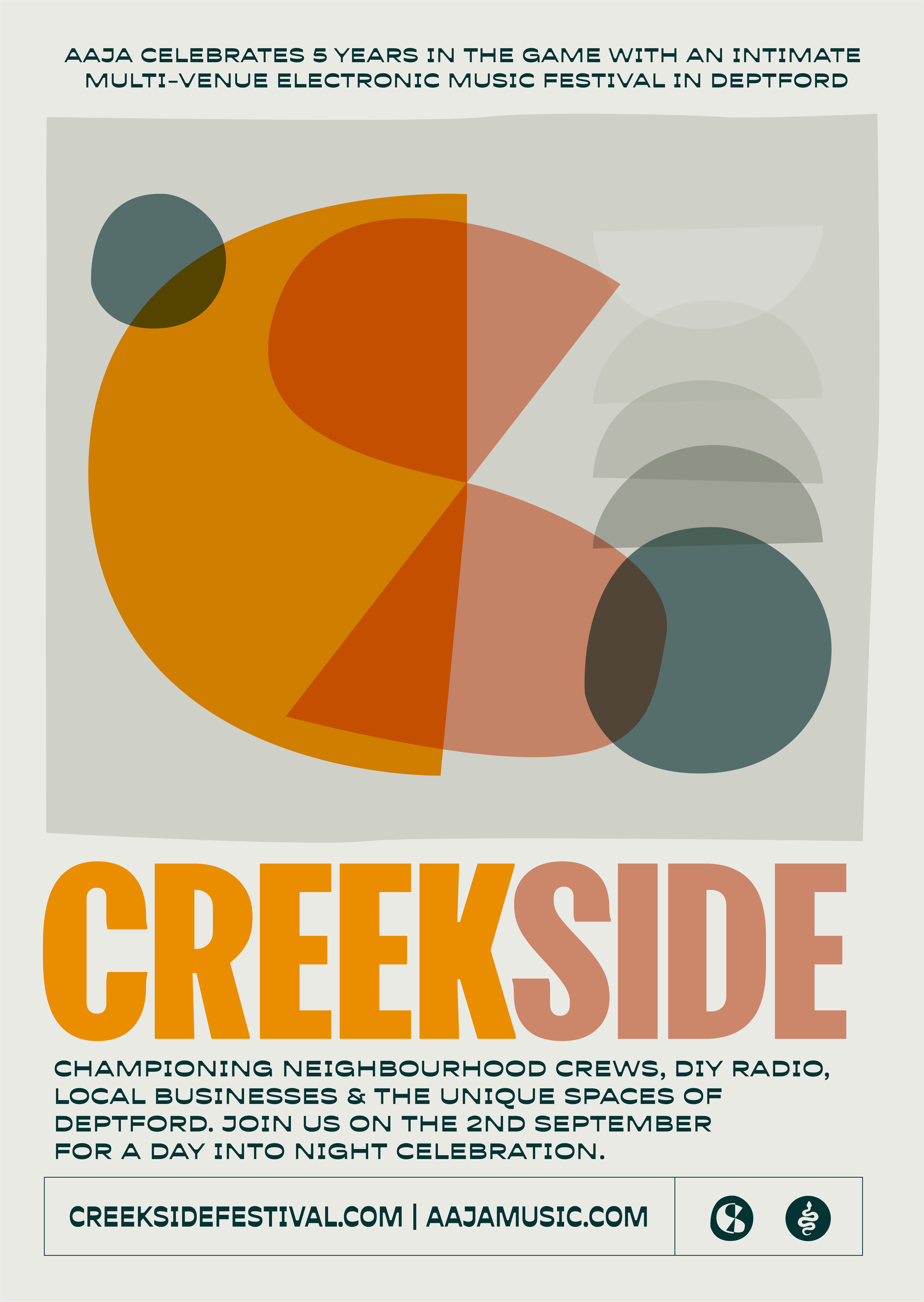 Creekside Festival 2023 - フライヤー表