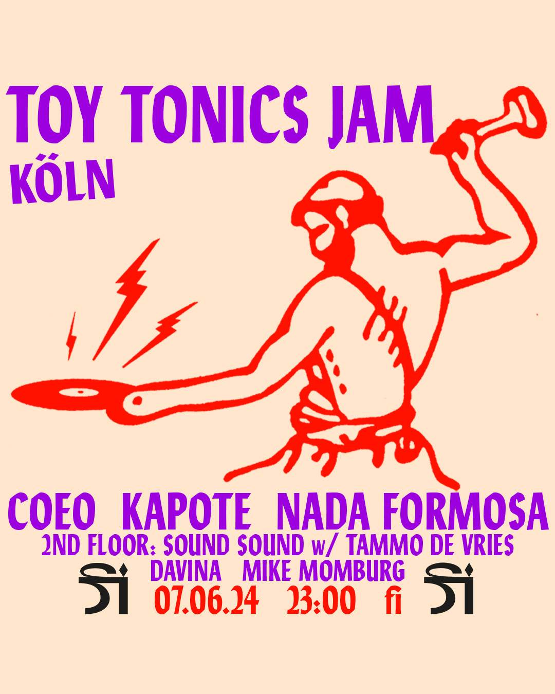 Toy Tonics Jam Köln w/ COEO, Kapote, Nada Formosa & SOUND SOUND  - Página frontal