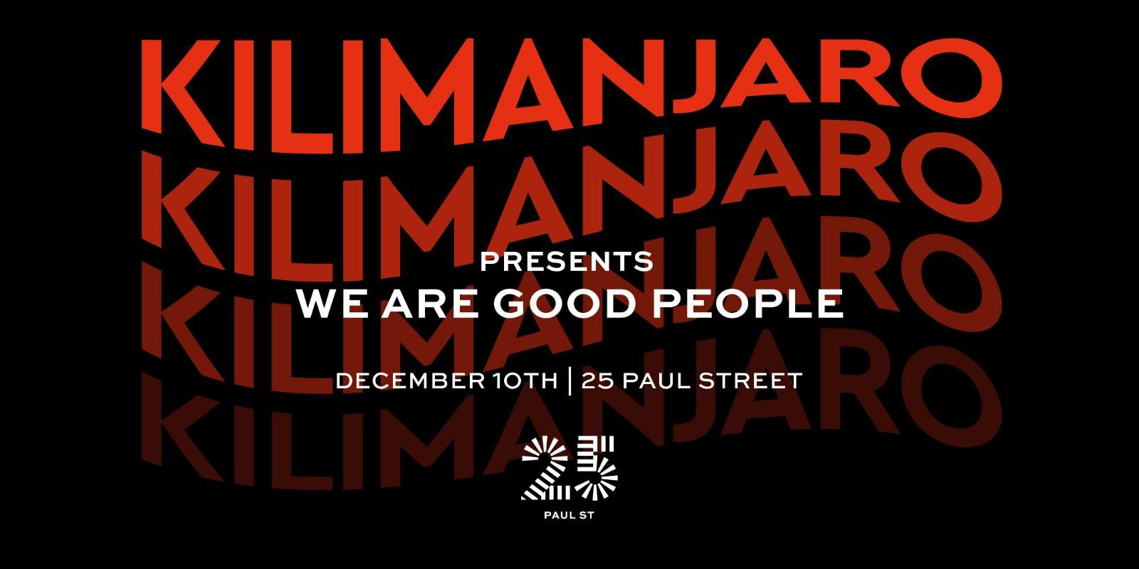 KILIMANJARO presents We Are Good People w/ Junior Simba, Third Son, Rami Ali - Página frontal