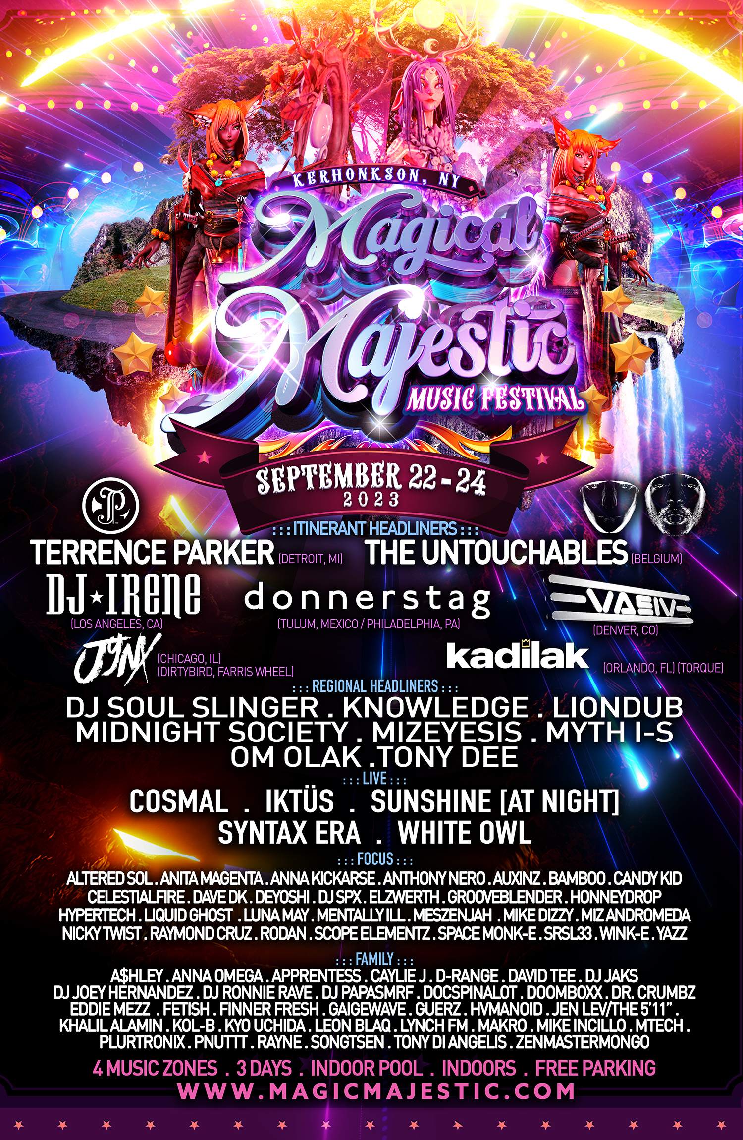 Magical Majestic Music Festival - Página frontal