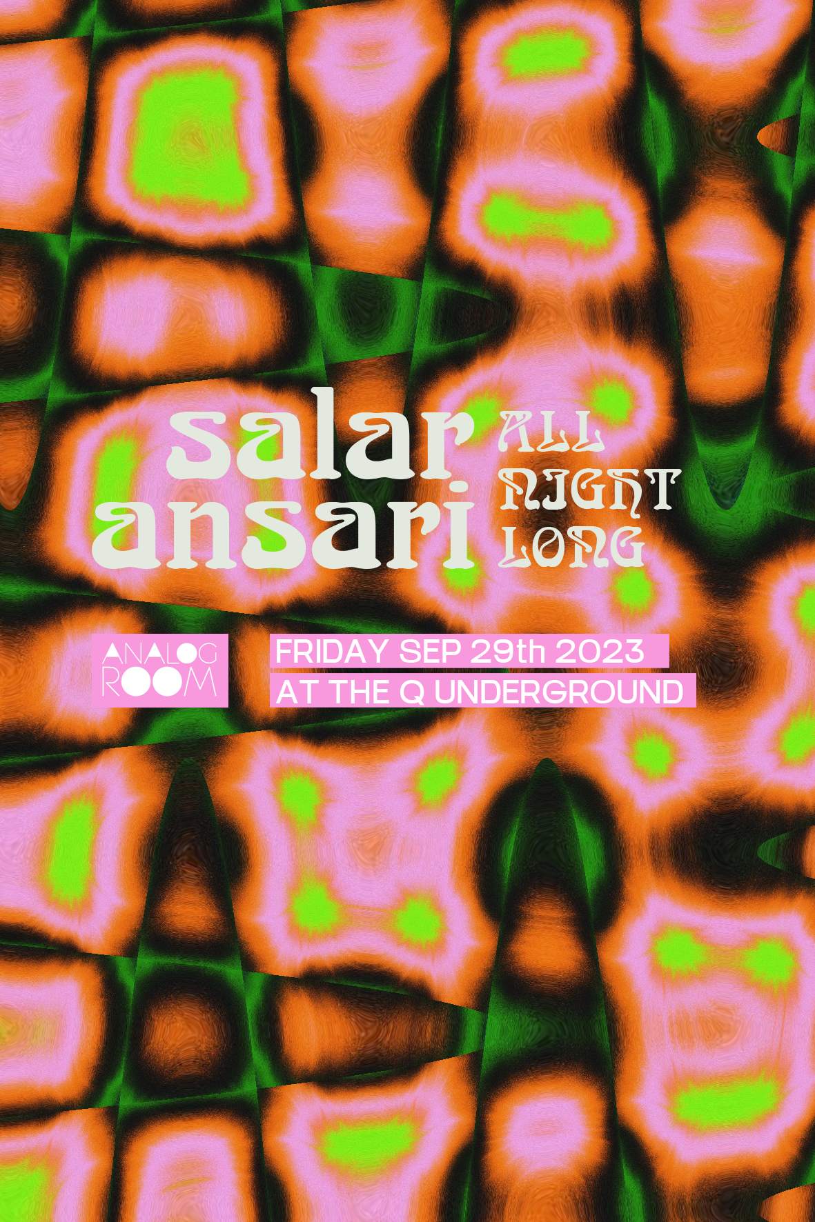 Analog Room Pres. All Night Long W. Salar Ansari - Página trasera