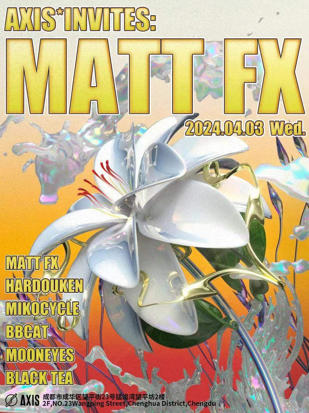 AXIS invites Matt FX - Página frontal