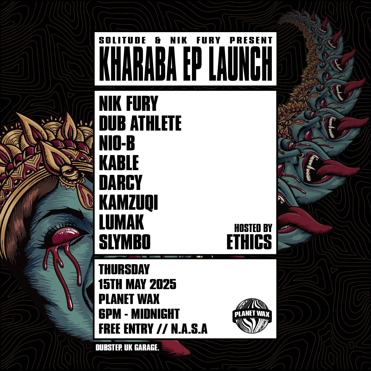 Solitude presents: Nik Fury - Kharaba EP Launch at Planet Wax, London