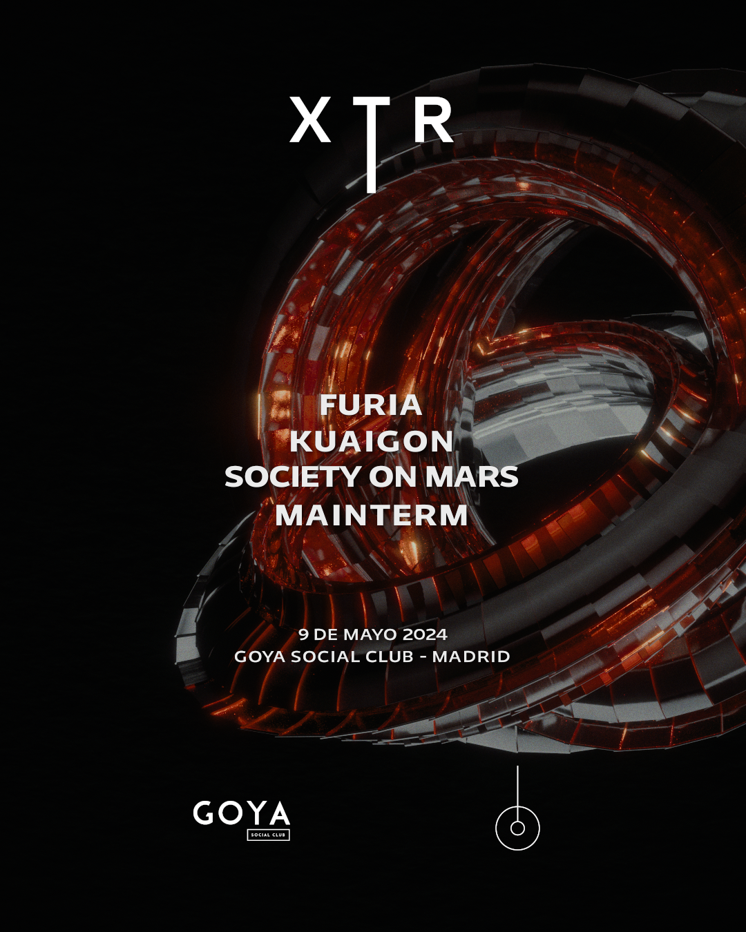 XTR Madrid - フライヤー表