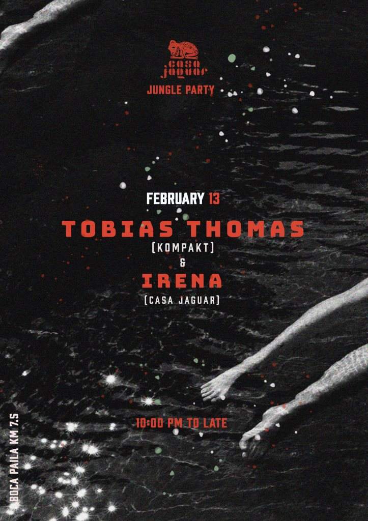 Jungle Party with Tobias Thomas and Irena Stanisic - フライヤー表