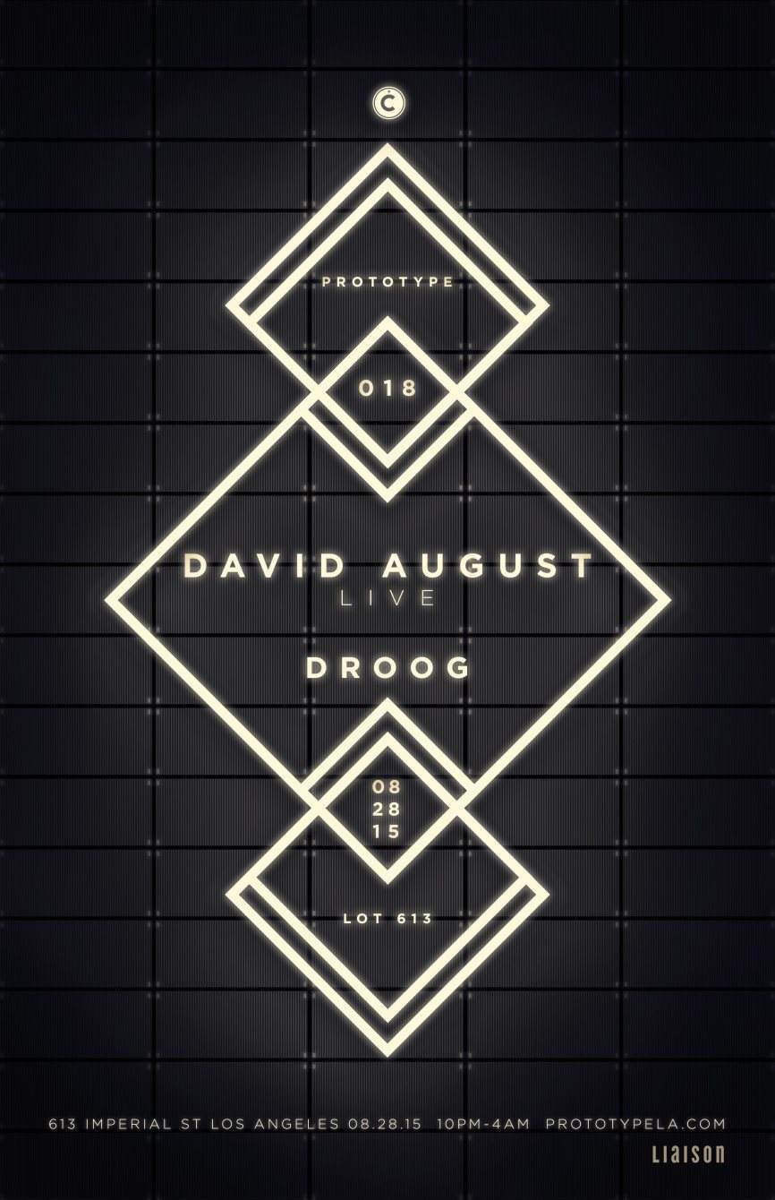 Prototype 018: Culprit with David August (Live) and Droog - Página frontal