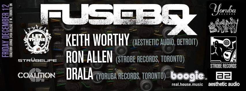 Fusebox presents: Keith Worthy (Detroit), Ron Allen, Drala (Toronto) - Página trasera