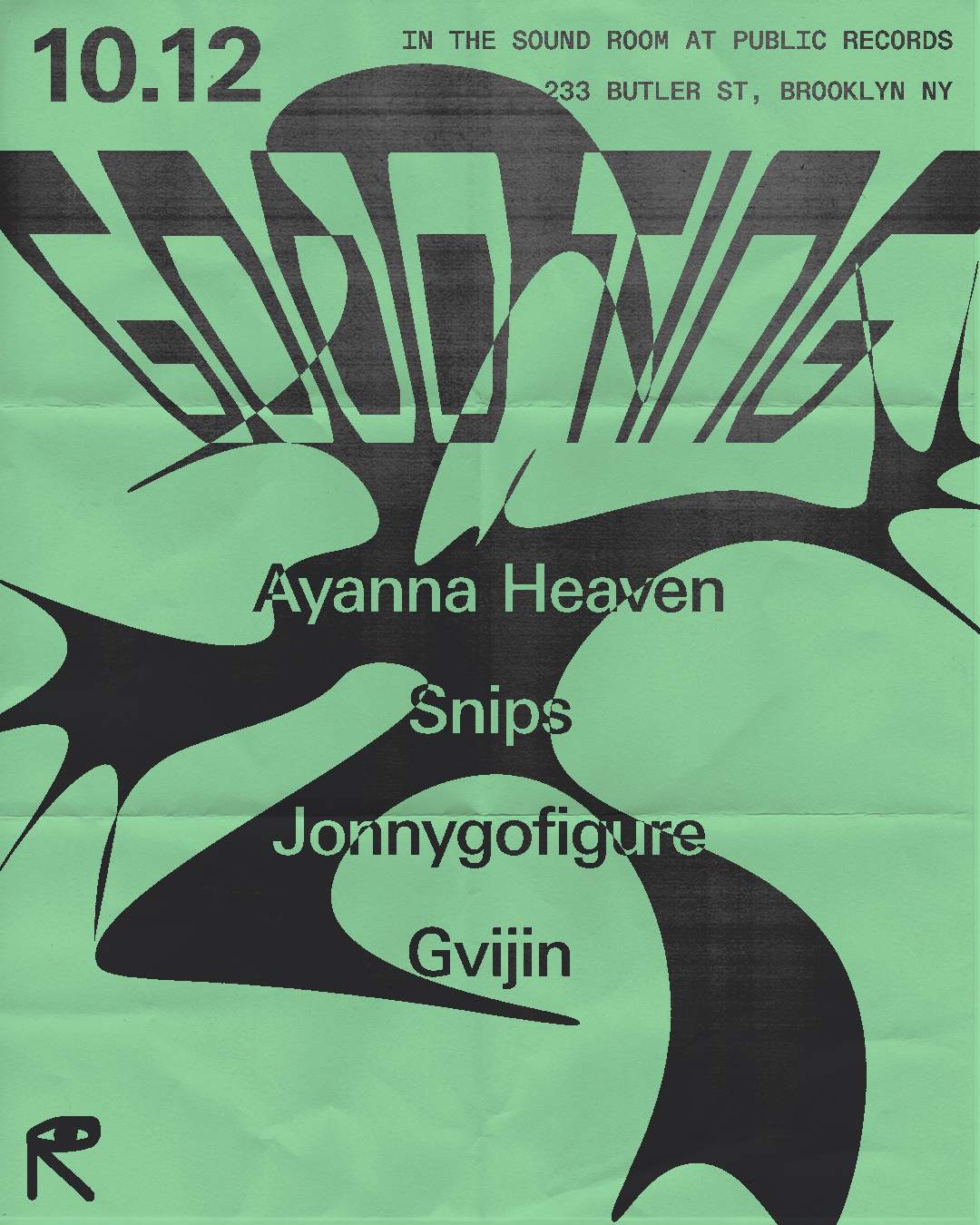Good Ting with Ayanna Heaven + Snips + Jonnygo Figure + Gvijin - フライヤー表
