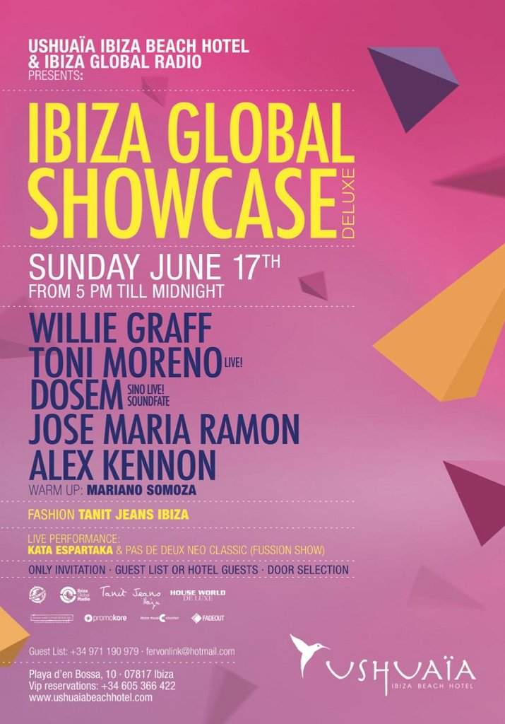 Ibiza Global Showcase - Página frontal