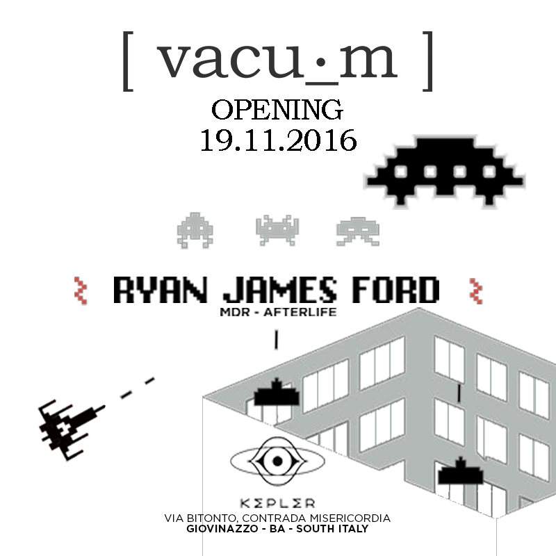 vacuum with Ryan James Ford - Página frontal
