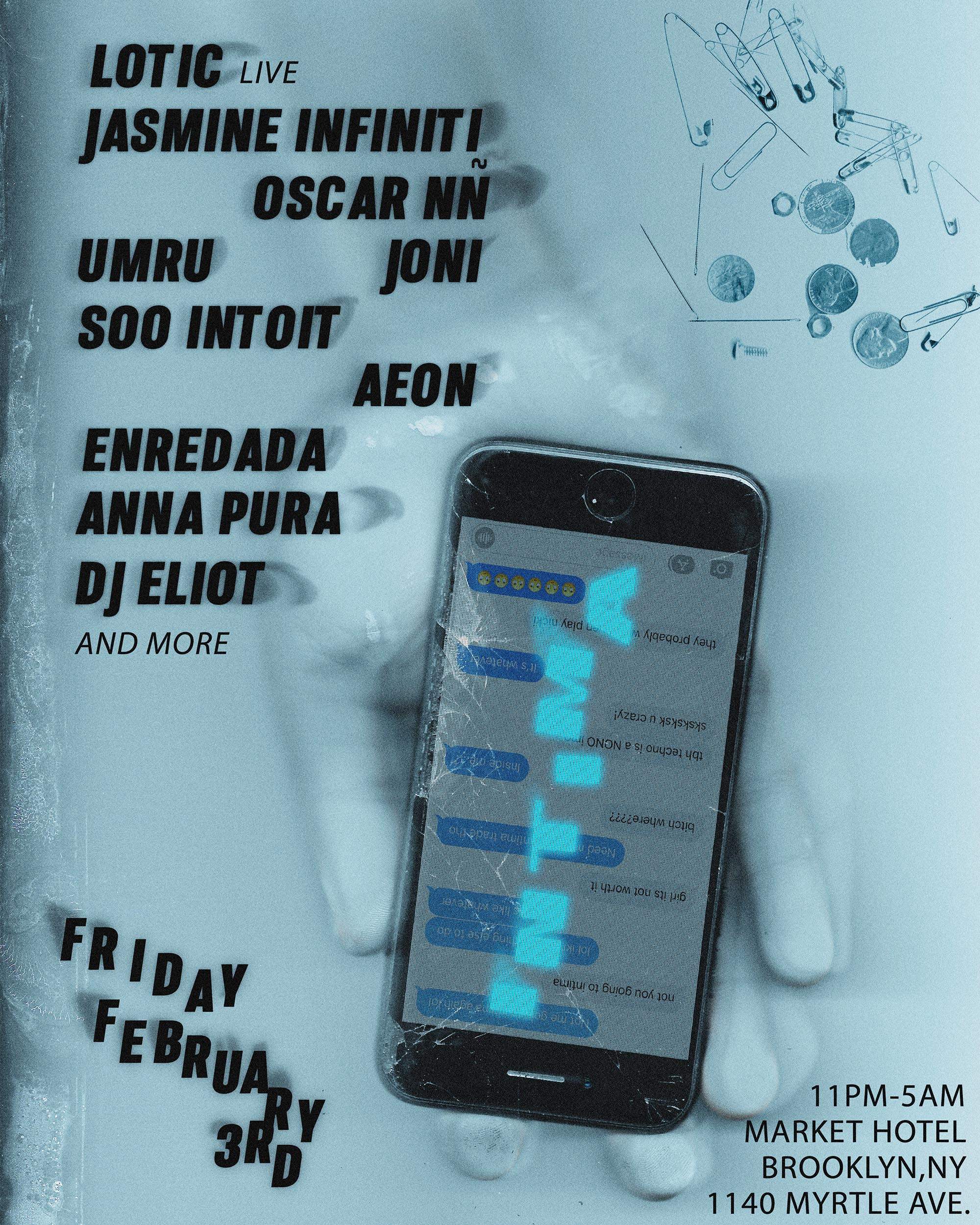 INTIMA with Lotic, Jasmine Infiniti, Oscar Nn, umru, Soo Intoit, Joni ...