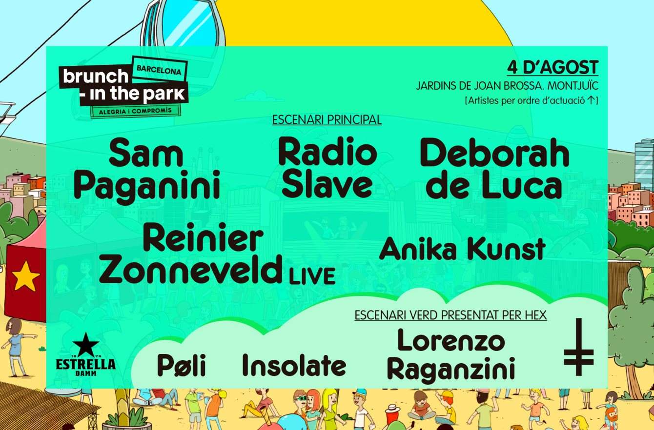 ***SOLD OUT*** Brunch -In the Park #5: Sam Paganini, Radio Slave, Deborah de Luca + - フライヤー裏
