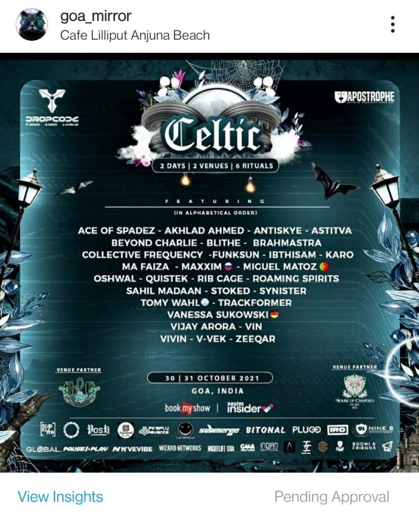 Celtic Festival - Página frontal