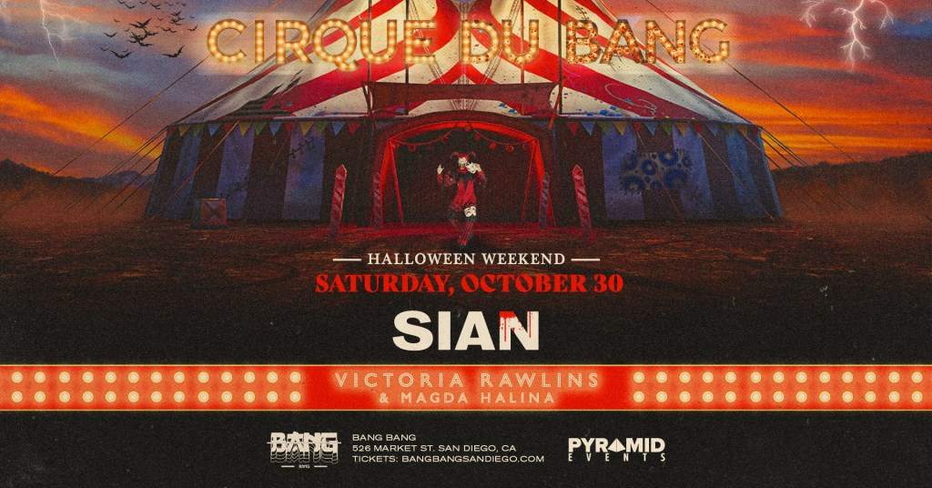 Cirque Du Bang: Sian| Halloweek - フライヤー表