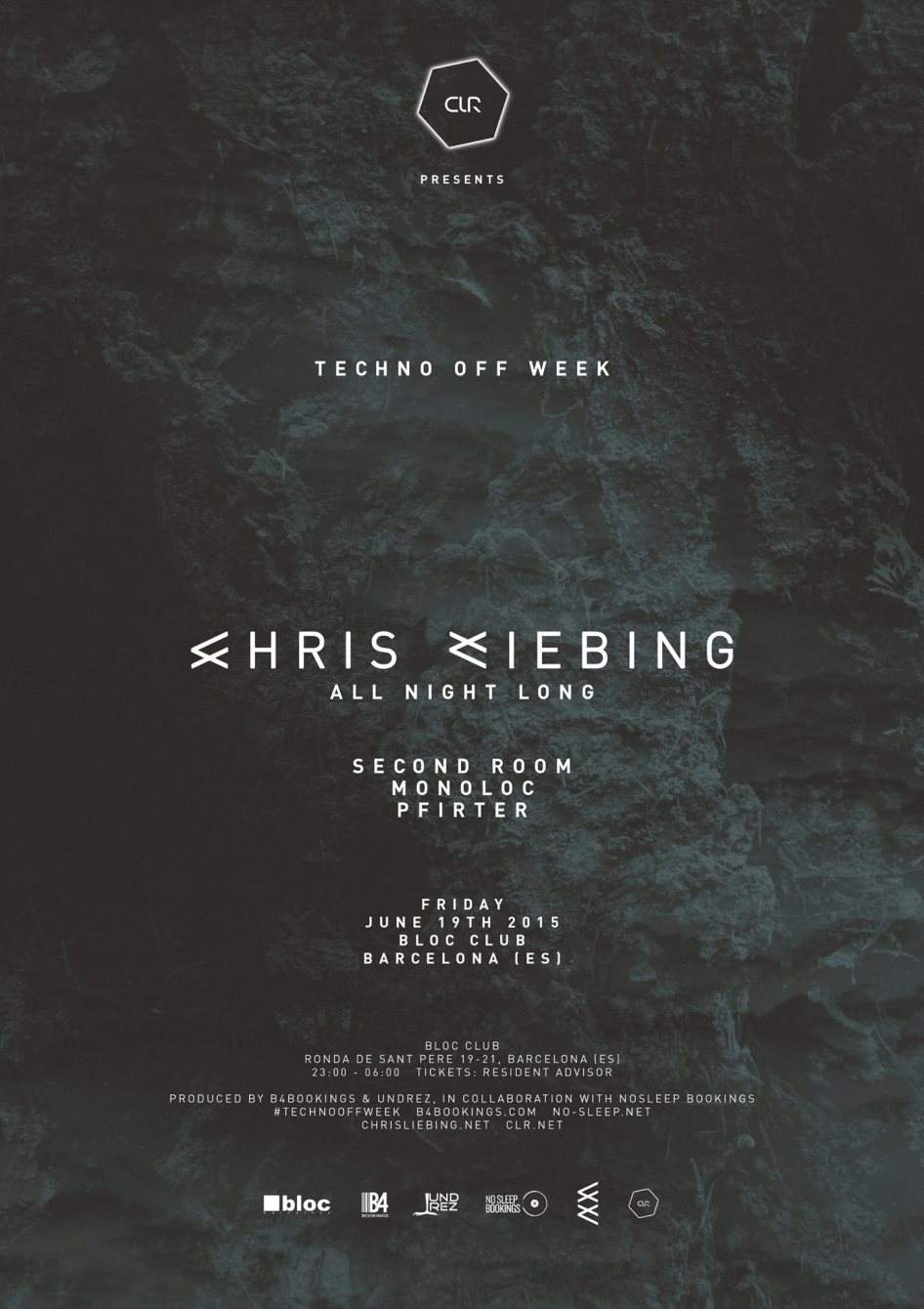 Chris Liebing presents: CLR Showcase @Techno OFF Week - Página frontal