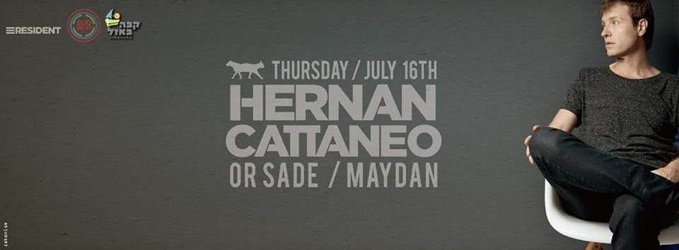 The Cat & The Dog present Hernan Cattaneo (Sudbeat/Argentina) - フライヤー表