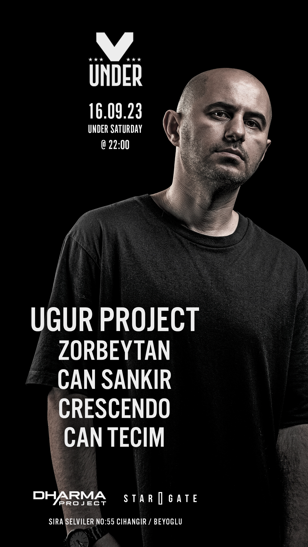 Under presents: Ugur Project - フライヤー表
