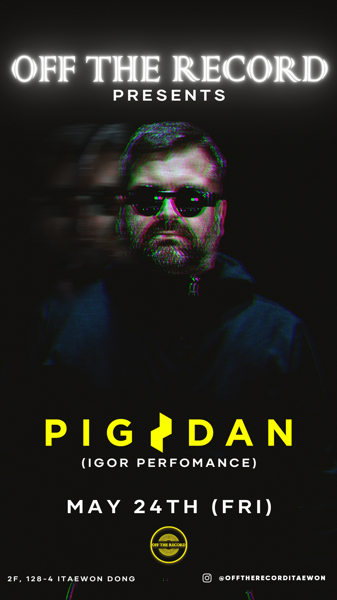 PIG & DAN in Seoul - フライヤー表