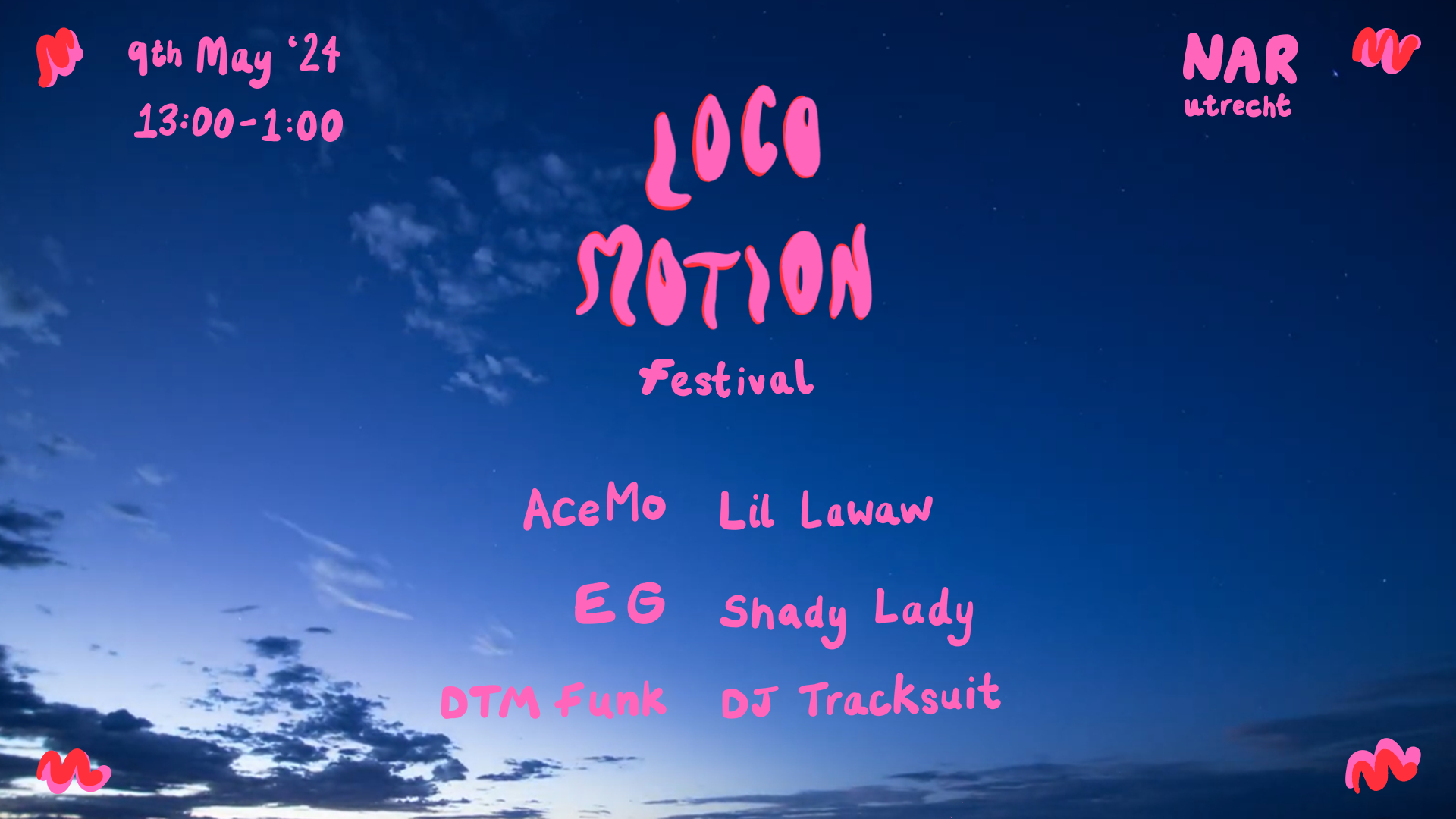 Locomotion Festival with AceMo, DTM Funk, EG, Shady Lady, Lil Lawaw - Página frontal