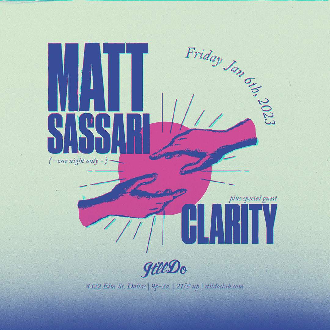 Matt Sassari at It'll Do, Dallas/Fort Worth