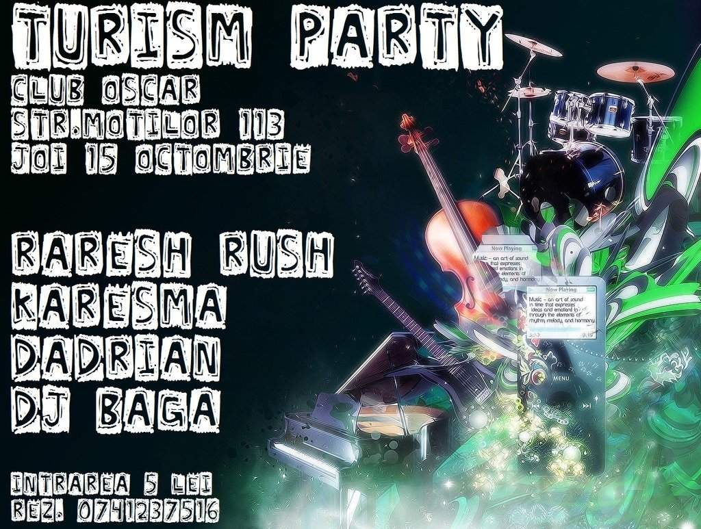Tursim Party - フライヤー表