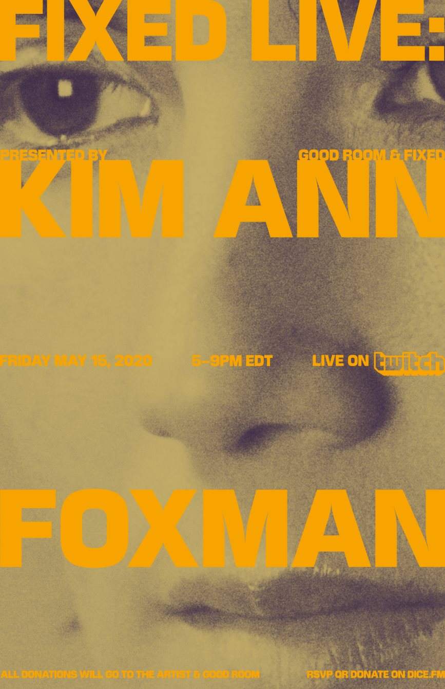 FIXED Livestream: Firehouse with Kim Ann Foxman - フライヤー表