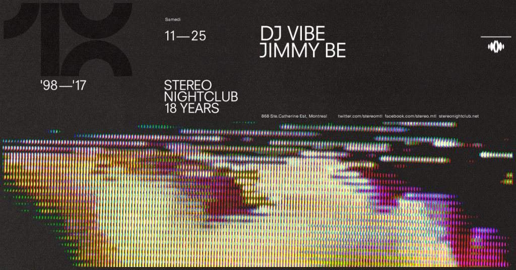 18 Yrs of Stereo: DJ Vibe - Jimmy Be - Página frontal