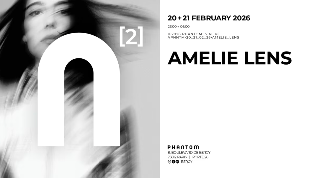 Phantom [2] : Amelie Lens - Verso du flyer