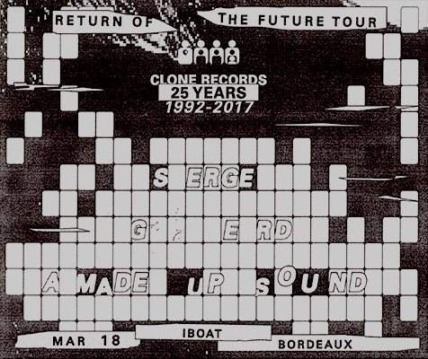Clone Records 25 Anniversary: A Made Up Sound, Gerd, Serge - Página frontal