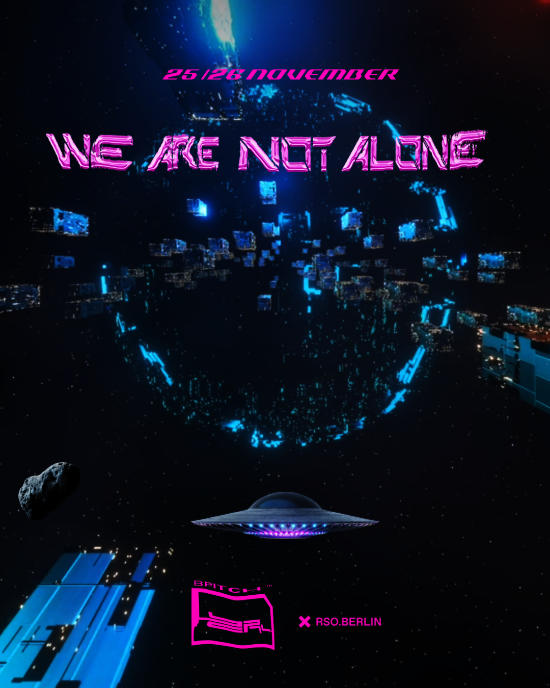 We Are Not Alone by Ellen Allien - フライヤー表