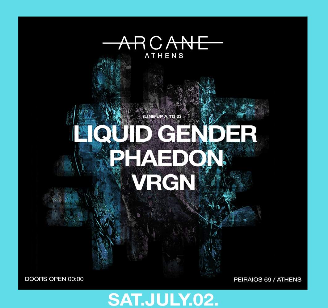 ARCANE ATHENS with Liquid Gender / Phaedon / VRGN - Página trasera