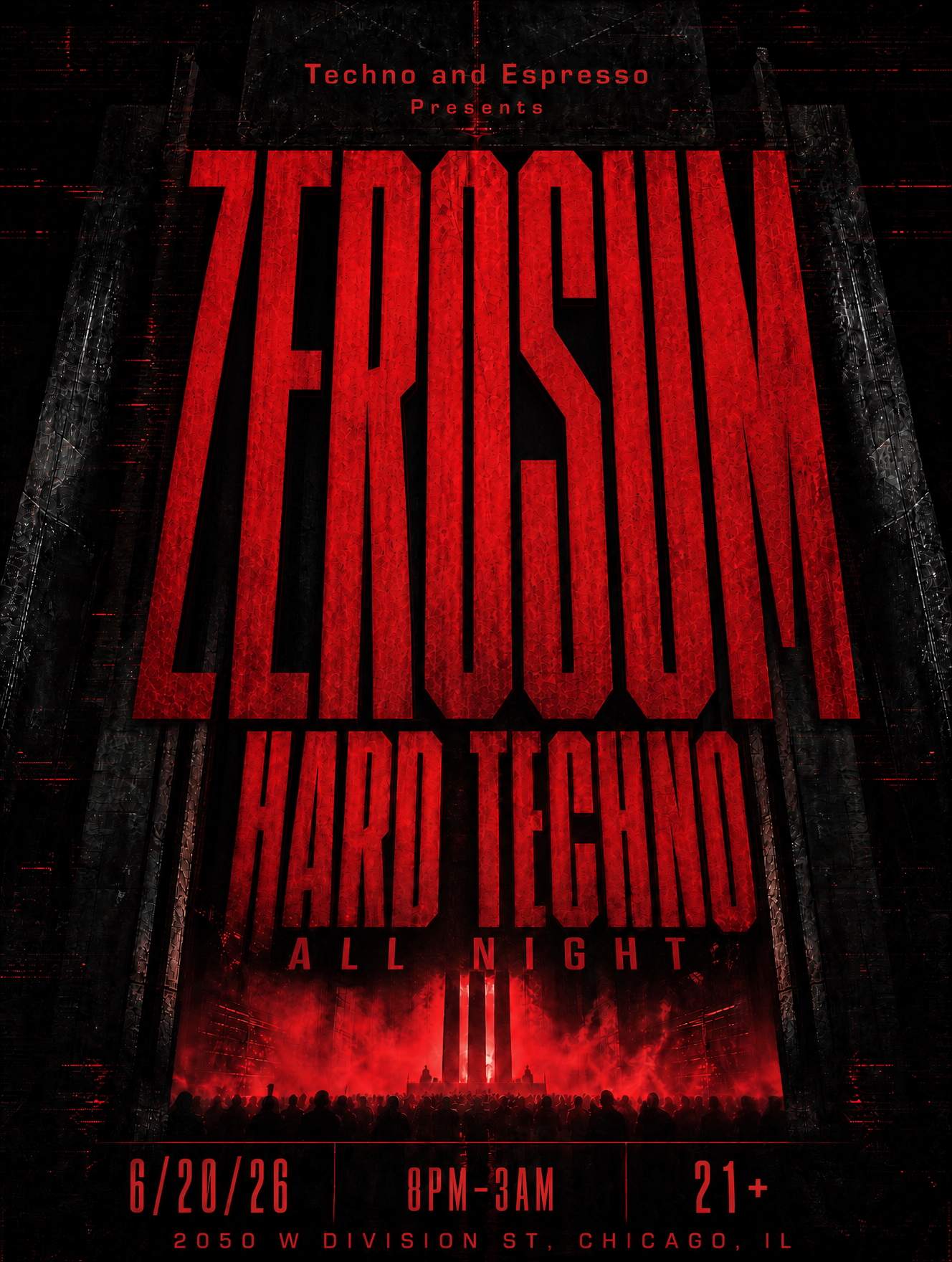 RAVENØIR ep. ZEROSUM - HARD TECHNO ALL NIGHT at Bourbon On